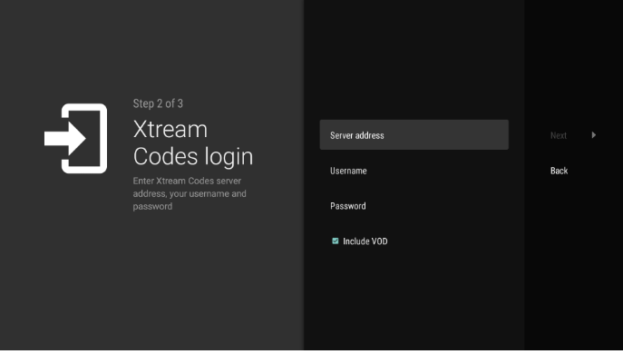 How to login with Xtream Codes in Tivimate?