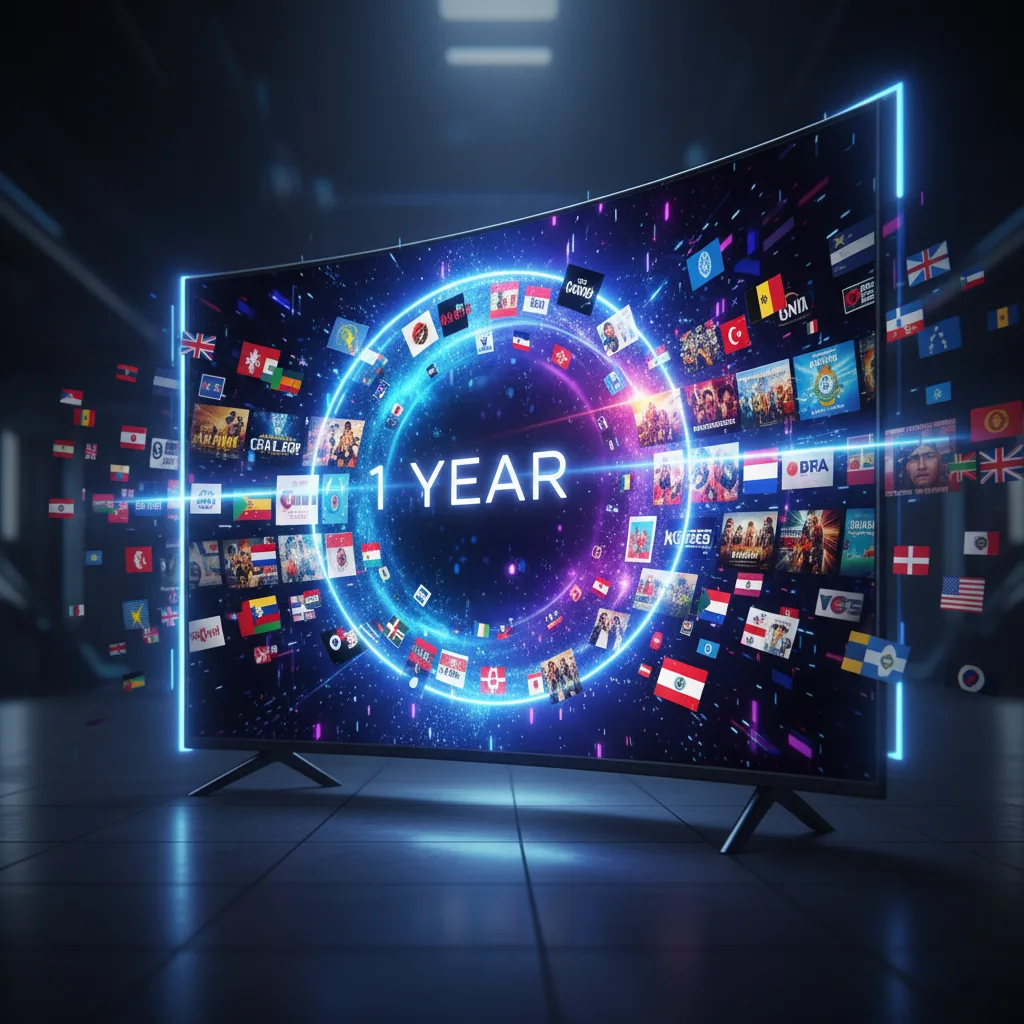 IPTV Subscription 1 Year 1 Year IPTV Subscription